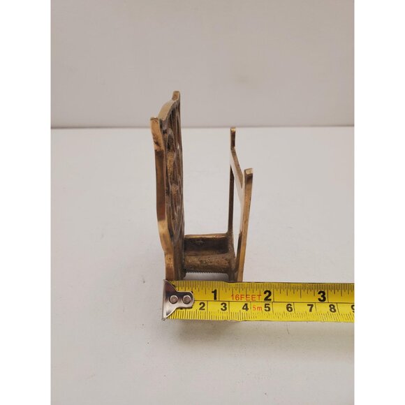 vintage brass owl napkin holder or letter/mail holder - Picture 10 of 10